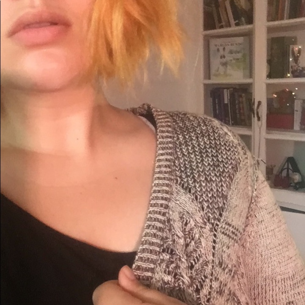 Multi-colored (primarily beige / gray) Cardigan